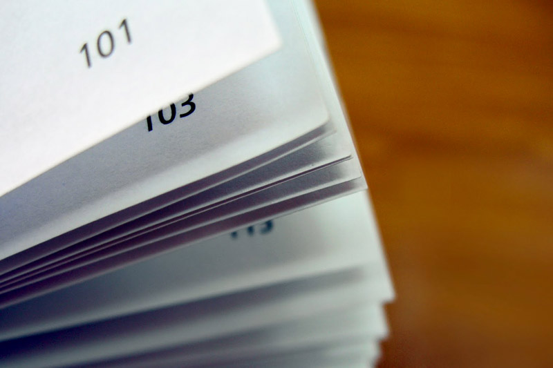 Numeradora Morgana acabados