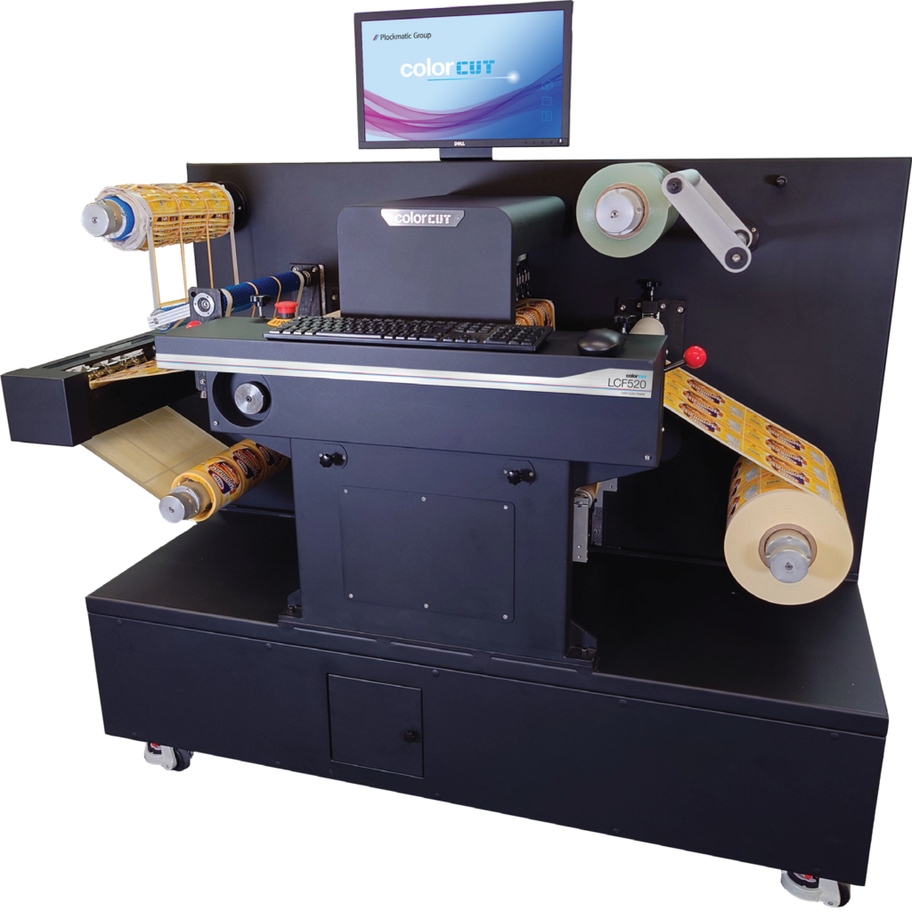 Suajadoras en Rollo LCF520 Pro Roll-to-Roll label cutter finisher Intec