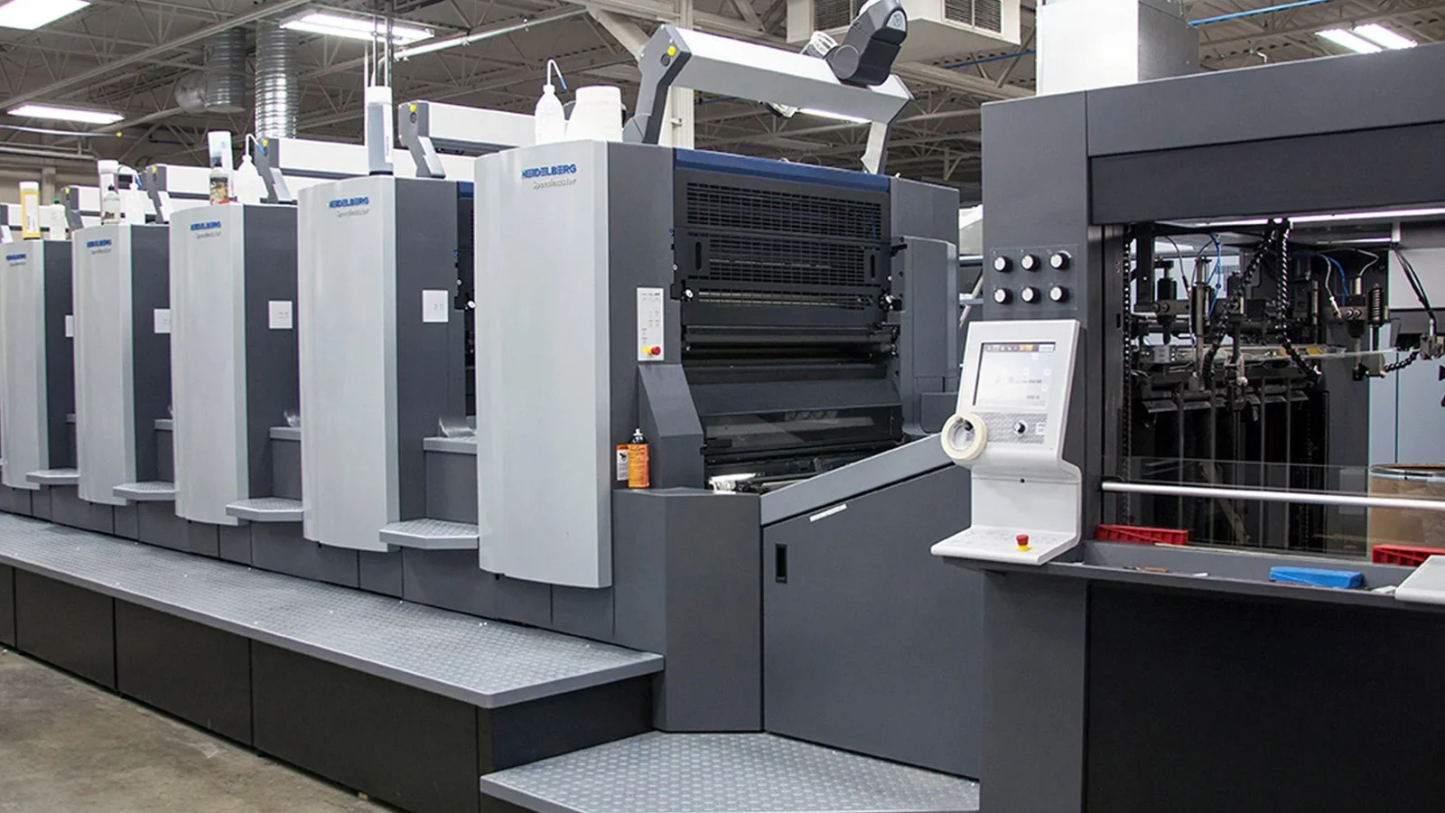 equipos de impresion comercial offset, ecologica, prensa digital presstek heidelberg